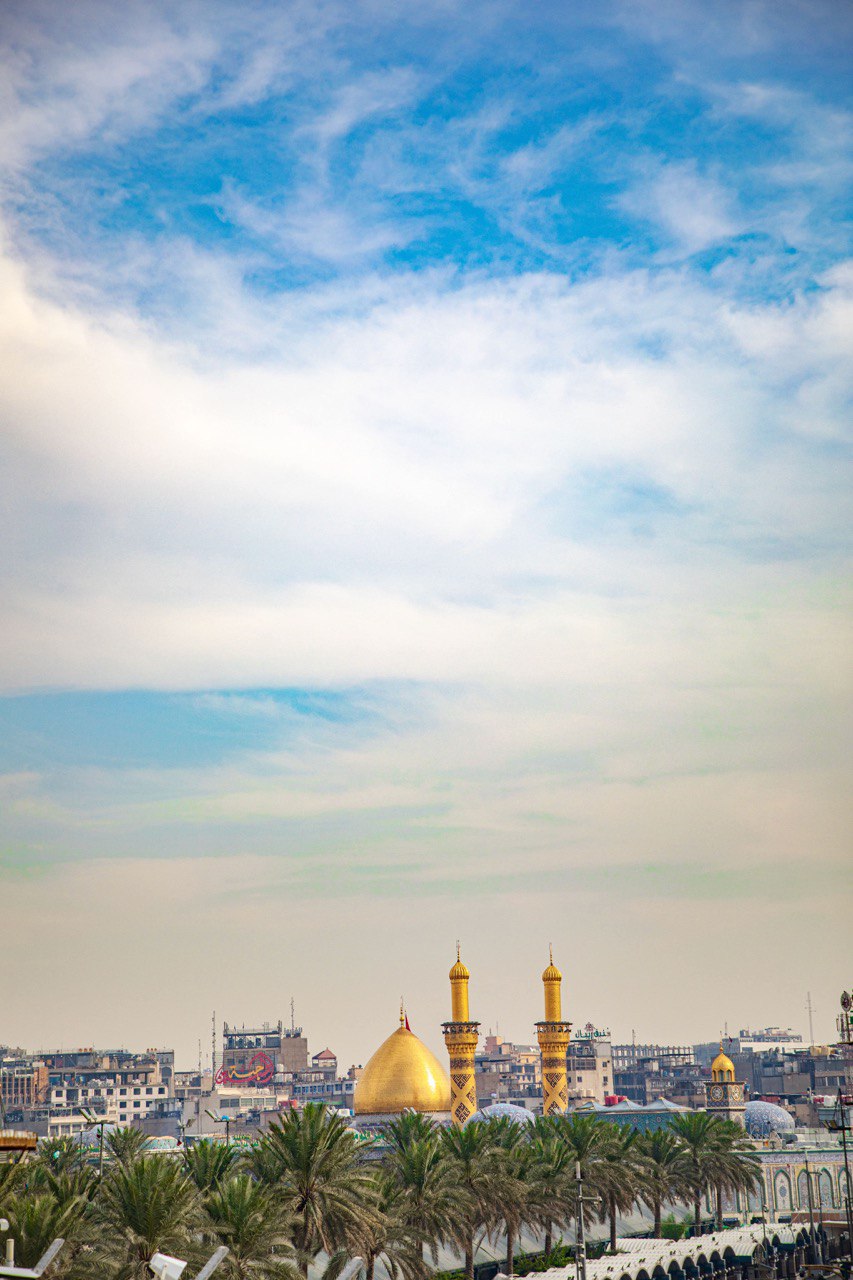 Morning scene in Karbala